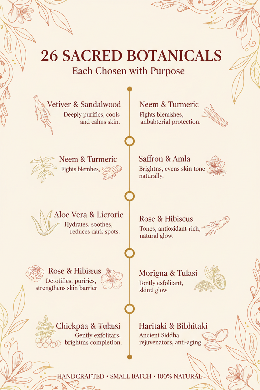 26 Sacred Botanicals Timeline