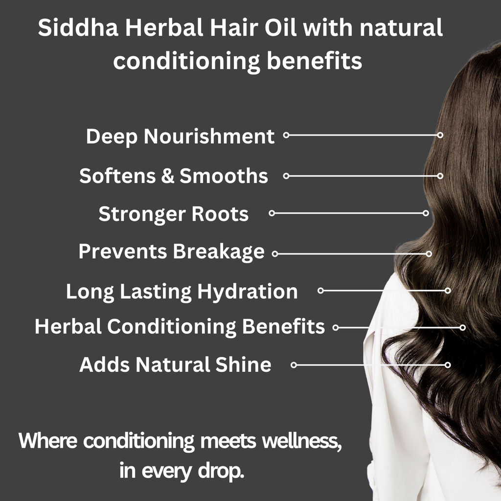 Herbal Hair Oil - A 100% Natural product - 60 Ancient Botanical Ingredients
