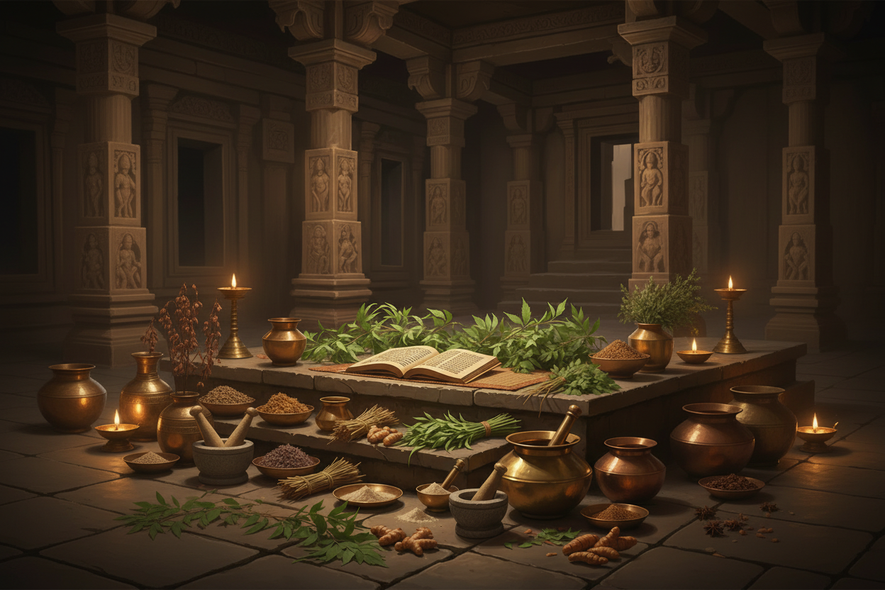 Ancient Siddha Temple - Landscape Hero
