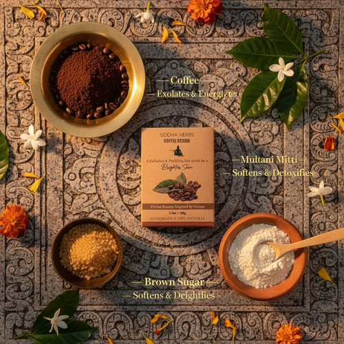 Coffee Scrub - Chola Temple Flat Lay