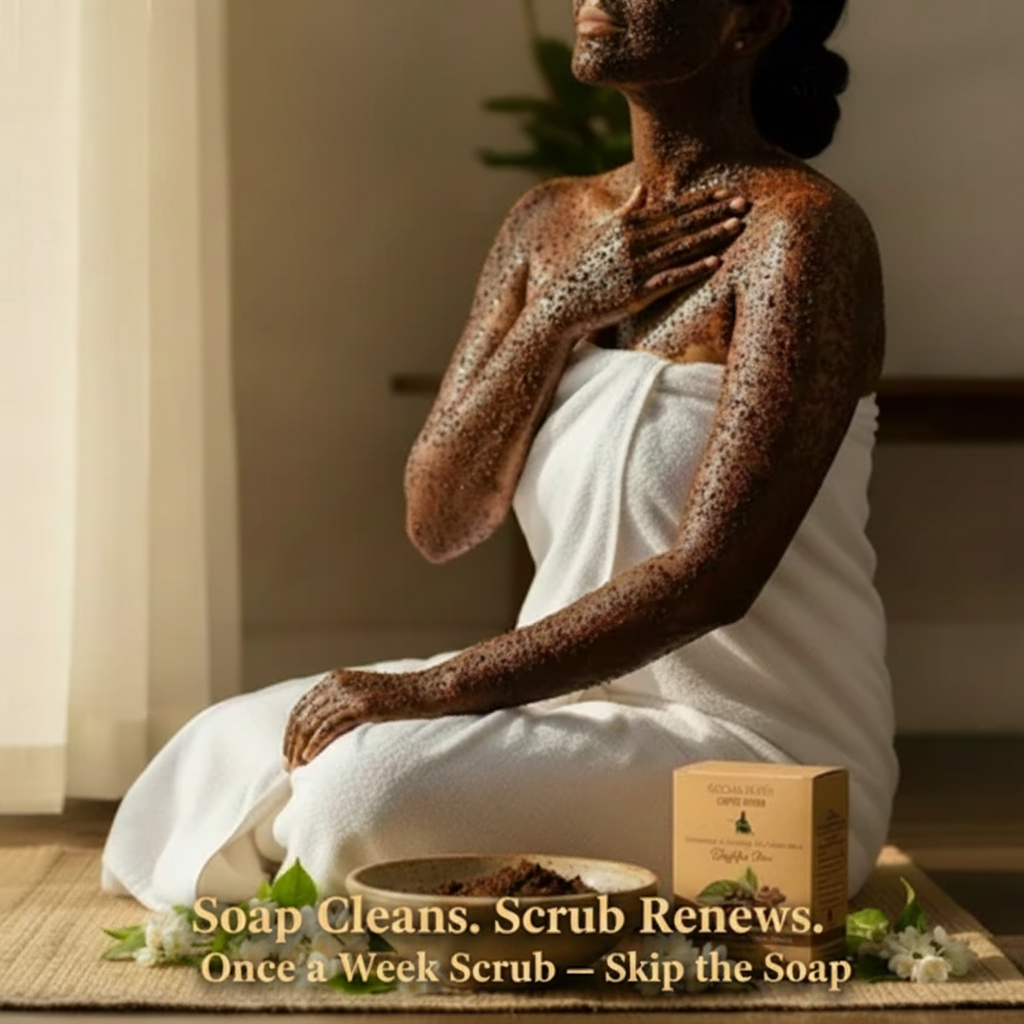 Scrub Image — Text at Bottom