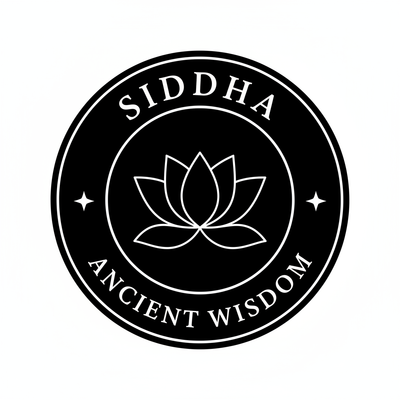 Siddha Ancient Wisdom Round Badge Icon