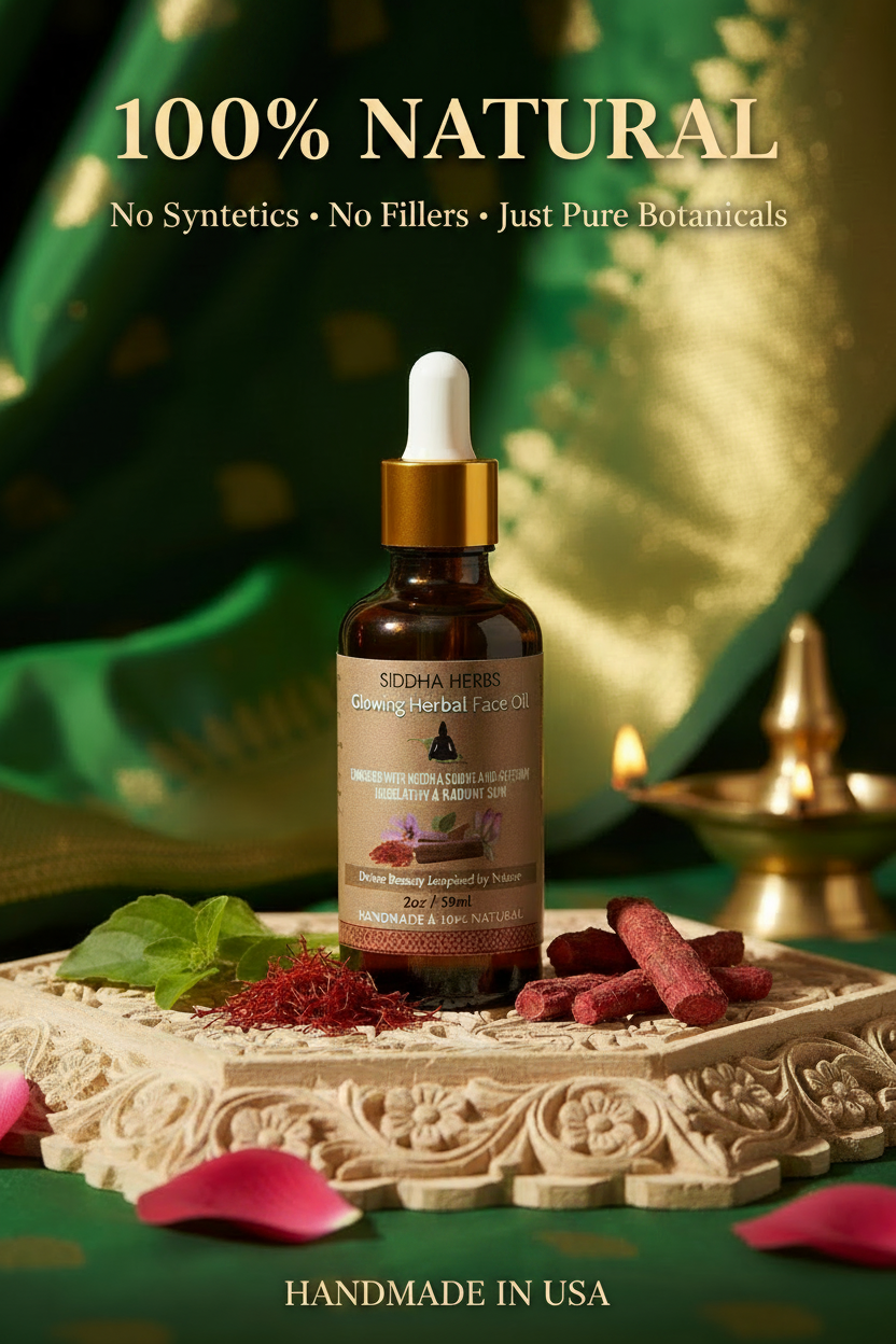 Siddha Herbs - 100% Natural Text Overlay