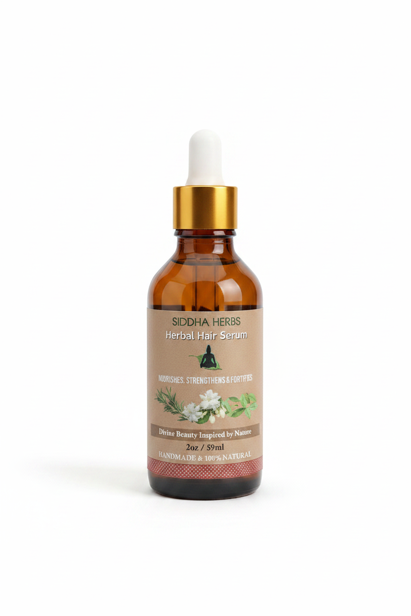 SIDDHA HERBS Herbal Hair Serum – Studio Shot