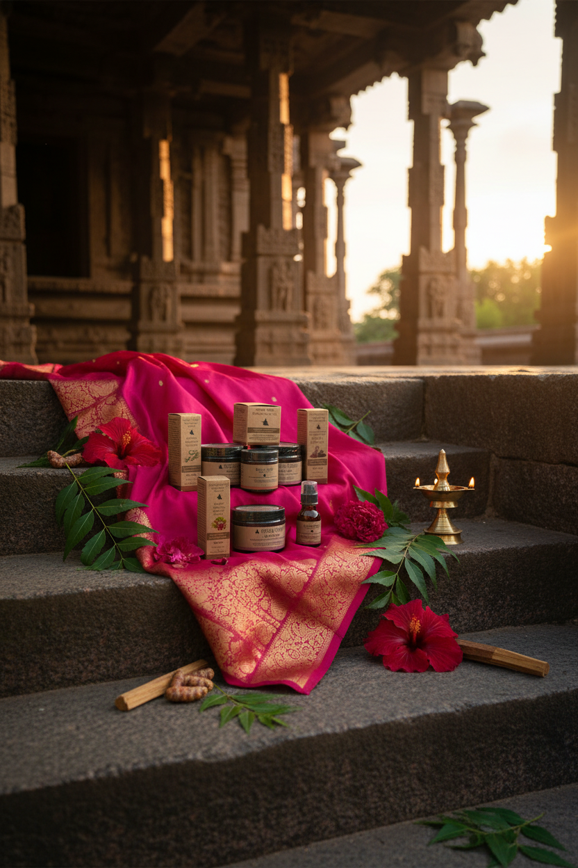 Siddha Herbs South Indian Temple Steps