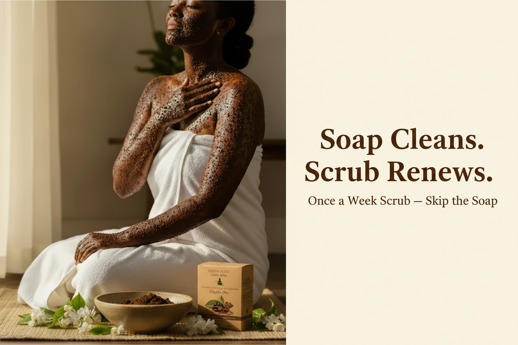 Soap Cleans Scrub Renews Landscape