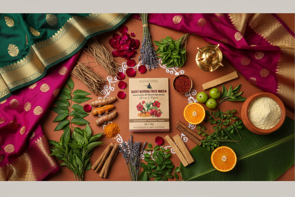 South Indian Luxury Botanical Hero Banner